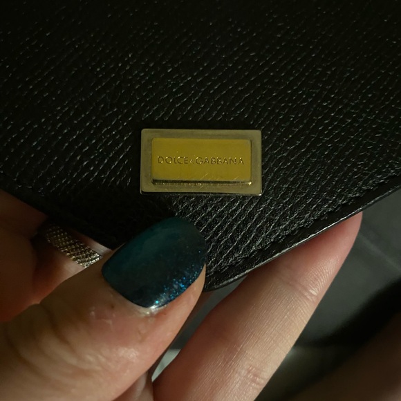 Dolce and Gabbana Leather Envelope Clutch - Picture 4 of 8